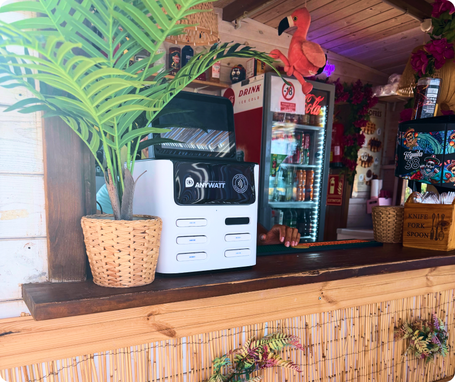 Charging Without Power Outlets: Why Beach Bars Need a Service Like AnyWatt